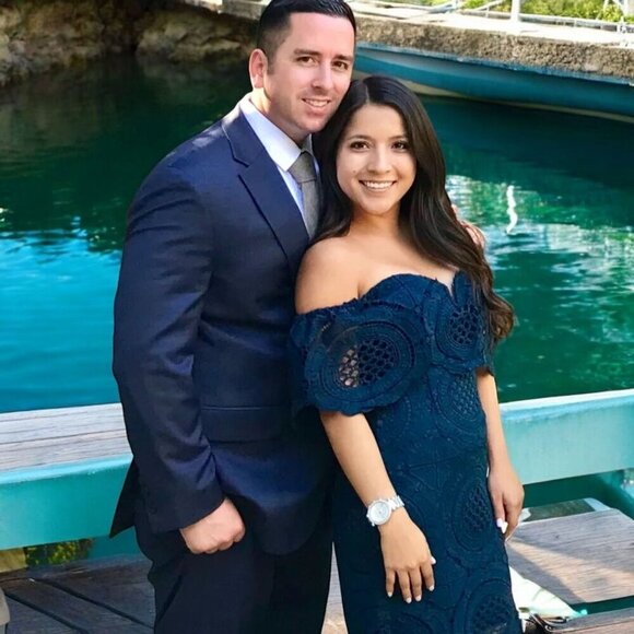 Lulus ✦ Bellissimo Teal Lace Dress ✦ Off-Shoulder Mermaidcore Formal Glam Sz S - Picture 5 of 10